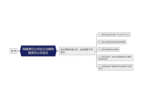 有限责任公司设立注册有限责任公司设立