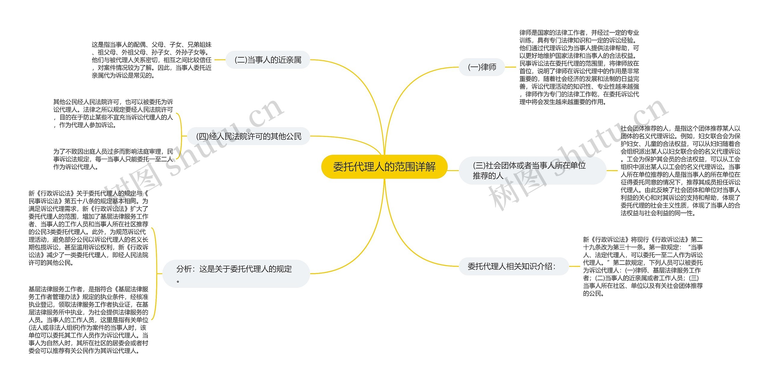 委托代理人的范围详解