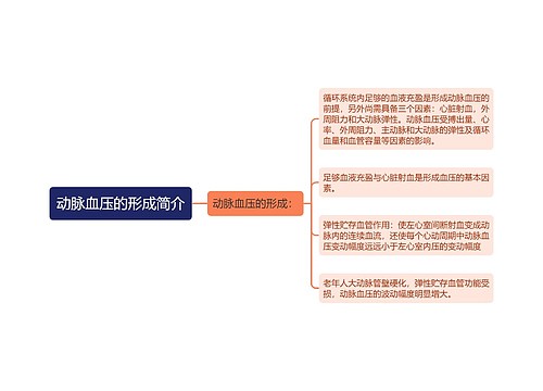 动脉血压的形成简介