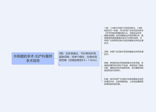 外阴癌的手术-妇产科医师手术指导