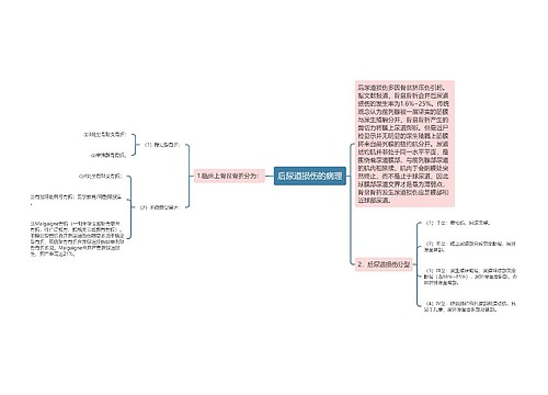 后尿道损伤的病理