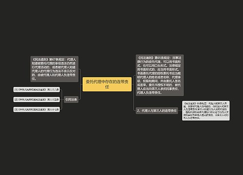 委托代理中存在的连带责任