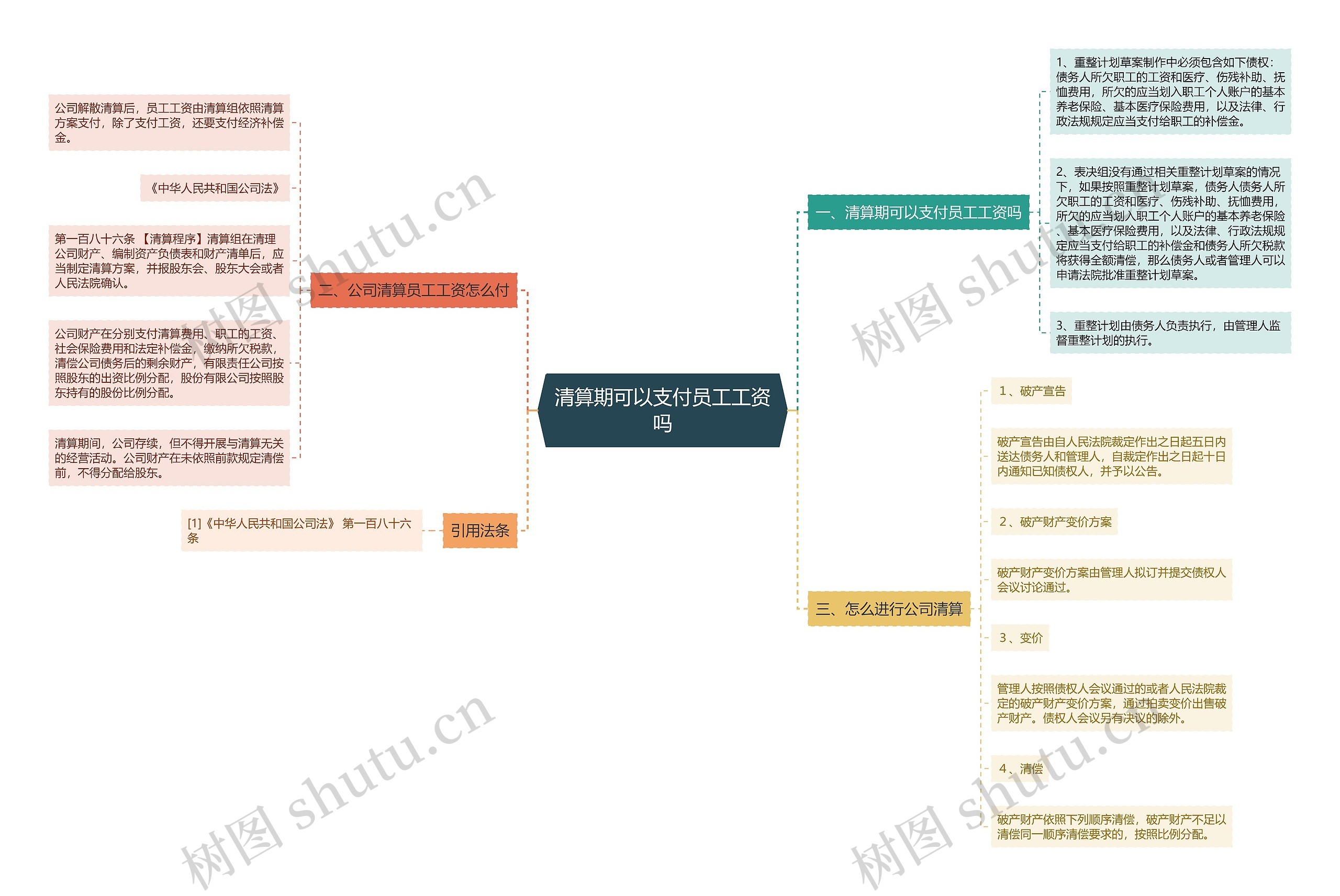 清算期可以支付员工工资吗