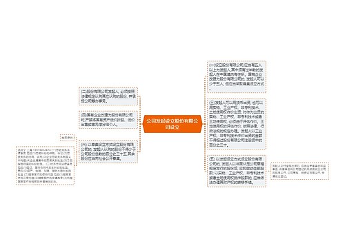 公司发起设立股份有限公司设立