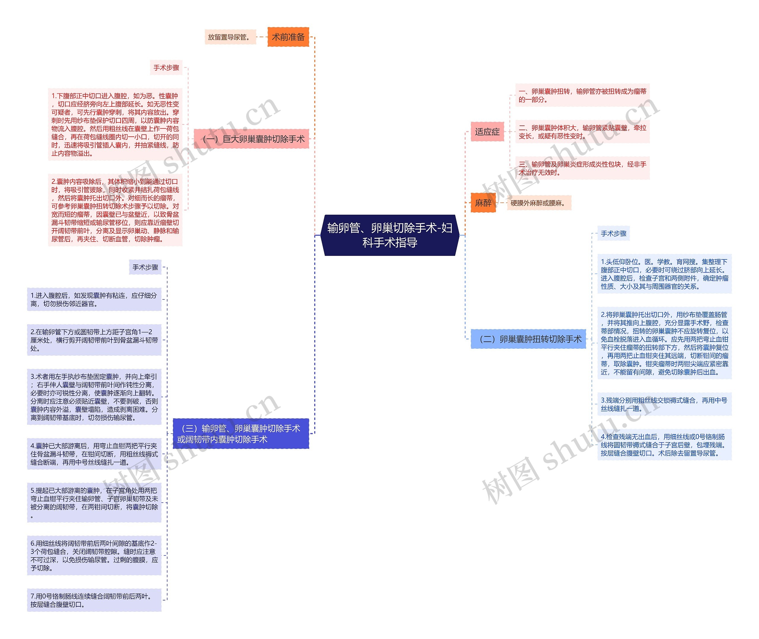 输卵管、卵巢切除手术-妇科手术指导 输卵管、卵巢切除手术-妇科手术指导