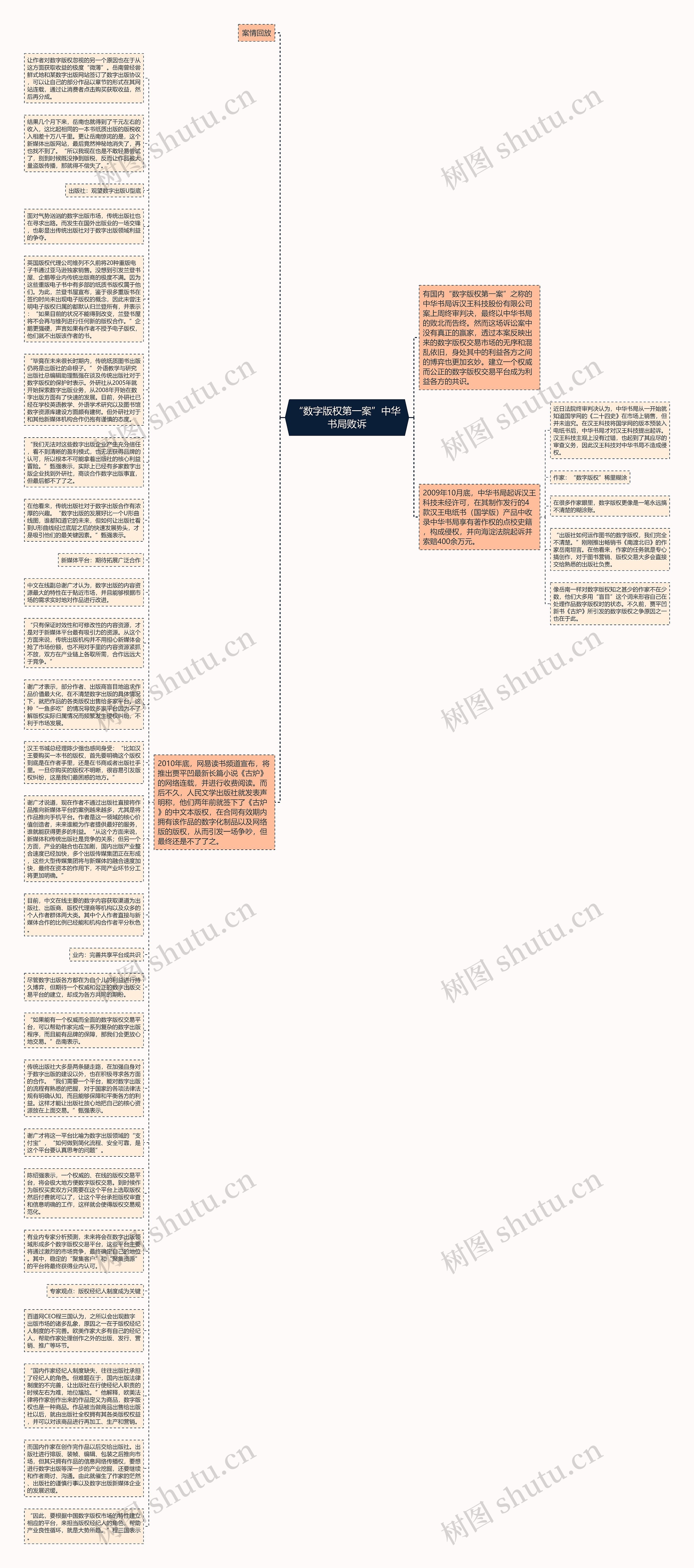 “数字版权第一案”中华书局败诉思维导图