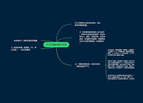 沙门氏菌的理化性质