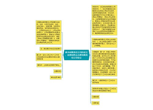 典当有限责任公司的设立、变更和终止办理有限责任公司设立