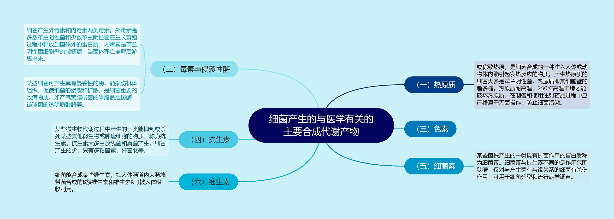 细菌产生的与医学有关的主要合成代谢产物