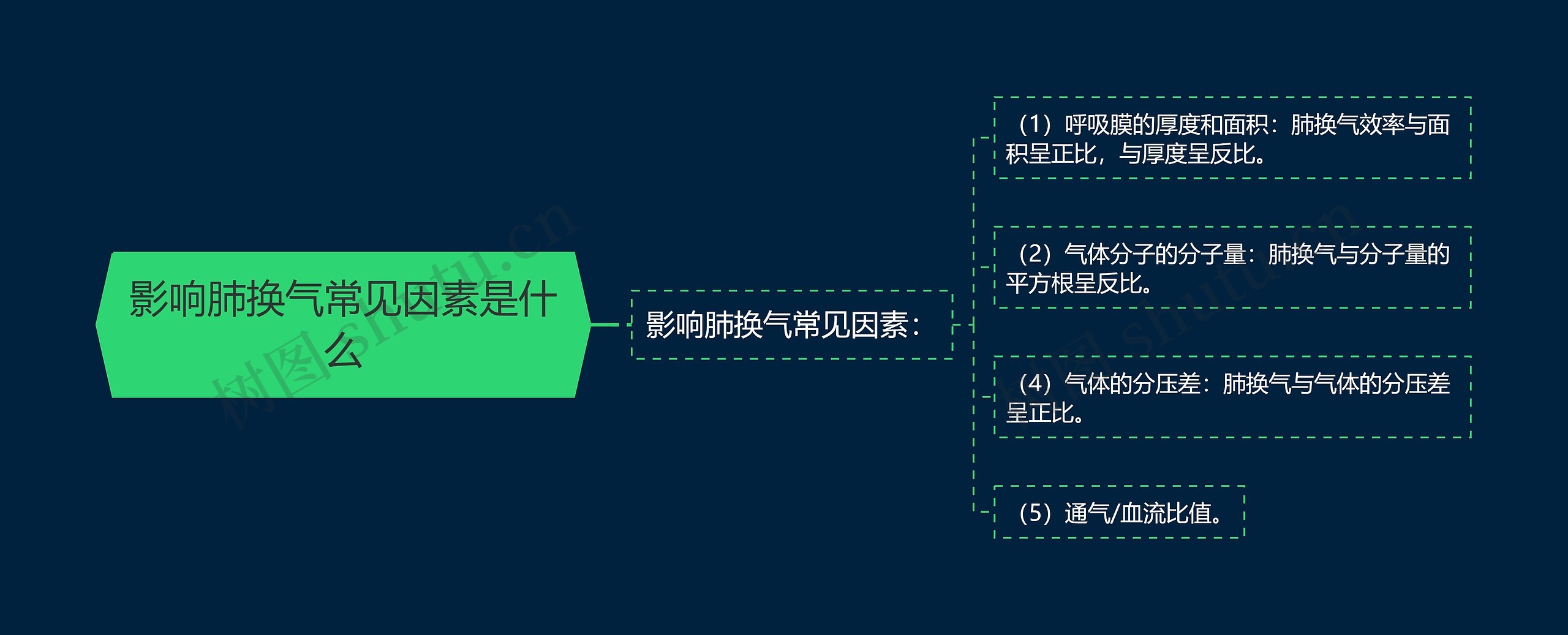 影响肺换气常见因素是什么思维导图