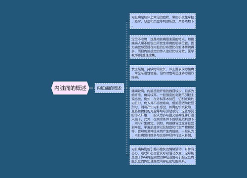 内脏痛的概述