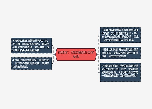 病理学：动脉瘤的形态学类型