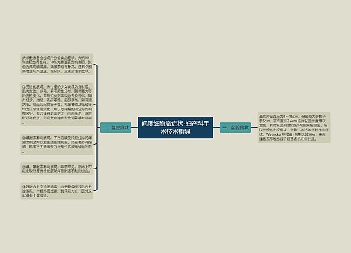 间质细胞瘤症状-妇产科手术技术指导