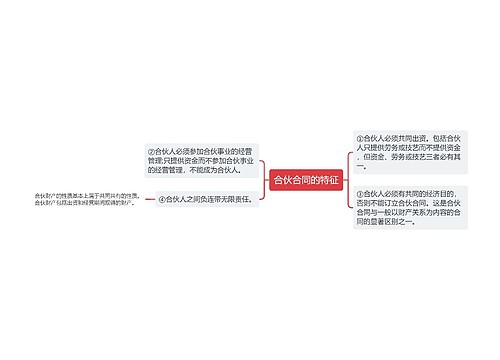 合伙合同的特征