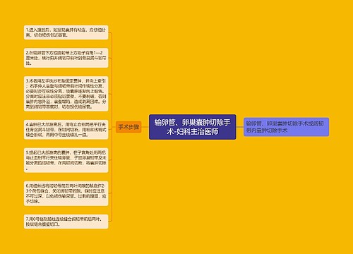 输卵管、卵巢囊肿切除手术-妇科主治医师