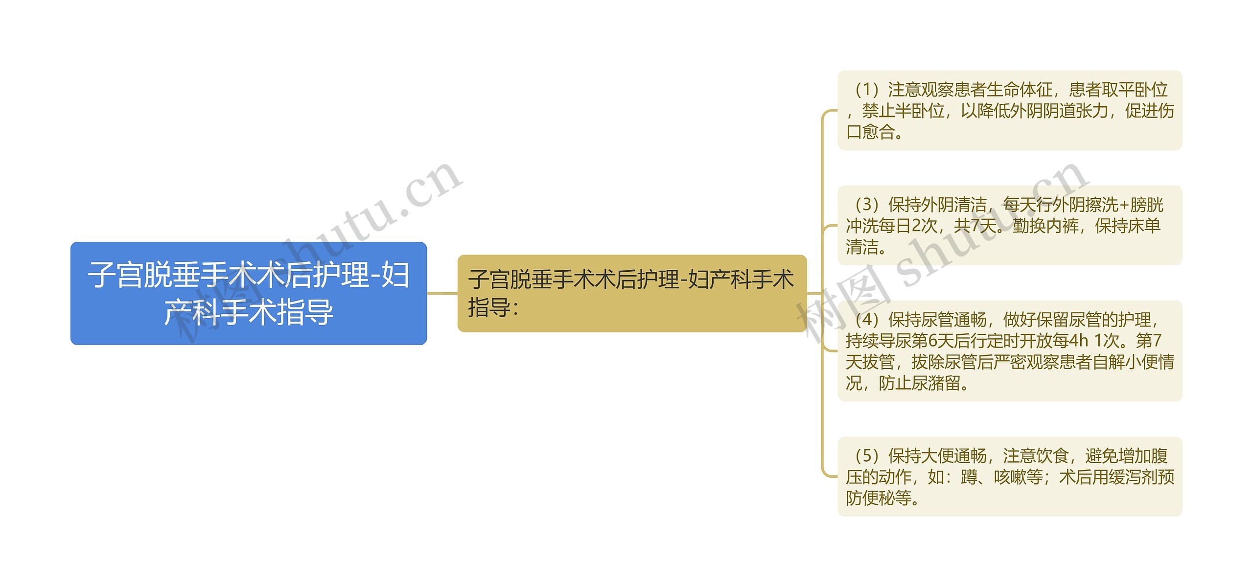 子宫脱垂手术术后护理-妇产科手术指导