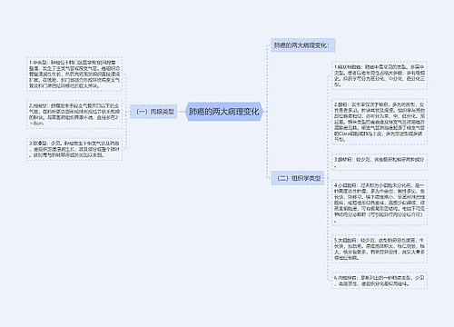 肺癌的两大病理变化