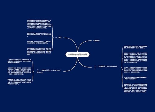 心瓣膜病-病理学指导