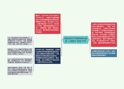 侵犯知识产权现网络化趋势 上海警方"亮剑"严打