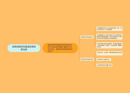 宫颈活组织检查适应症和禁忌症