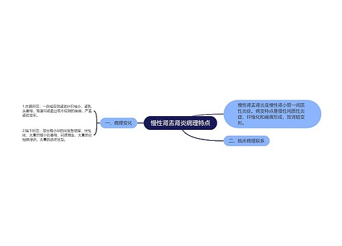 慢性肾盂肾炎病理特点