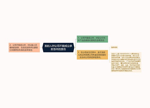 发起人对公司不能成立承担怎样的责任