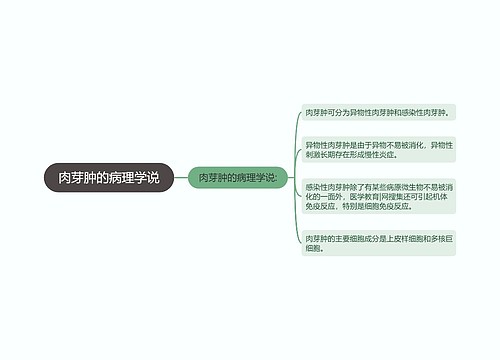 肉芽肿的病理学说