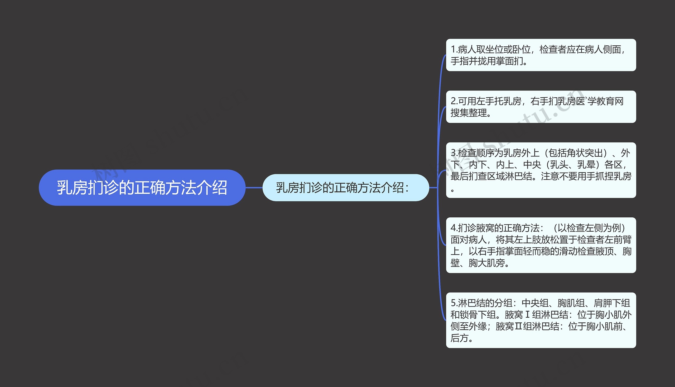 乳房扪诊的正确方法介绍