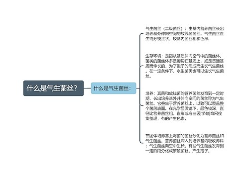 什么是气生菌丝？