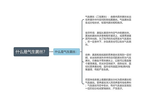 什么是气生菌丝？