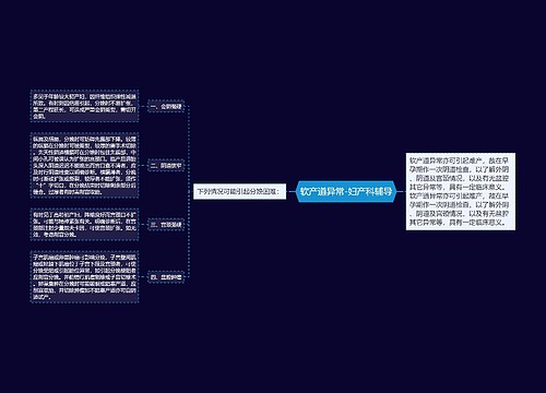 软产道异常-妇产科辅导