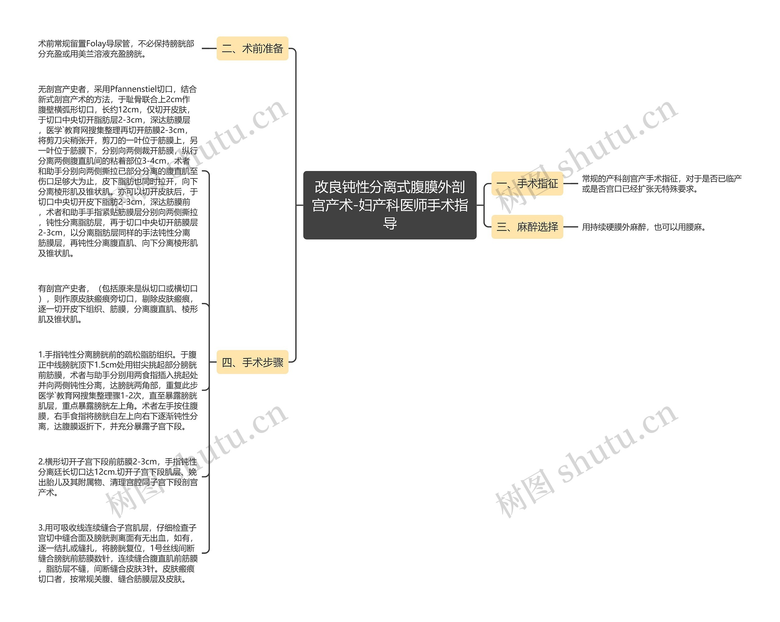 改良钝性分离式腹膜外剖宫产术-妇产科医师手术指导