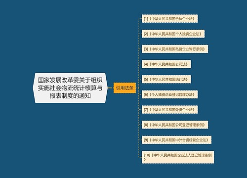 国家发展改革委关于组织实施社会物流统计核算与报表制度的通知