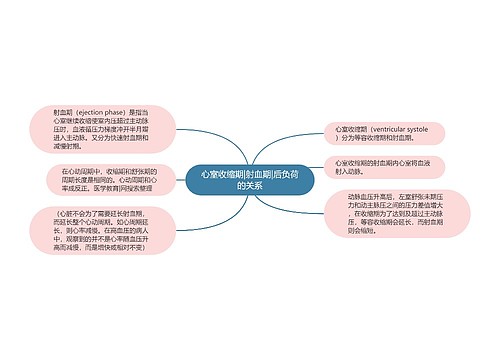 心室收缩期|射血期|后负荷的关系