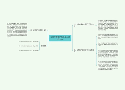 公司申请破产后员工工资怎么办