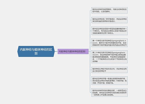 内脏神经与躯体神经的区别