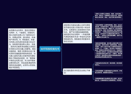 如何写授权委托书