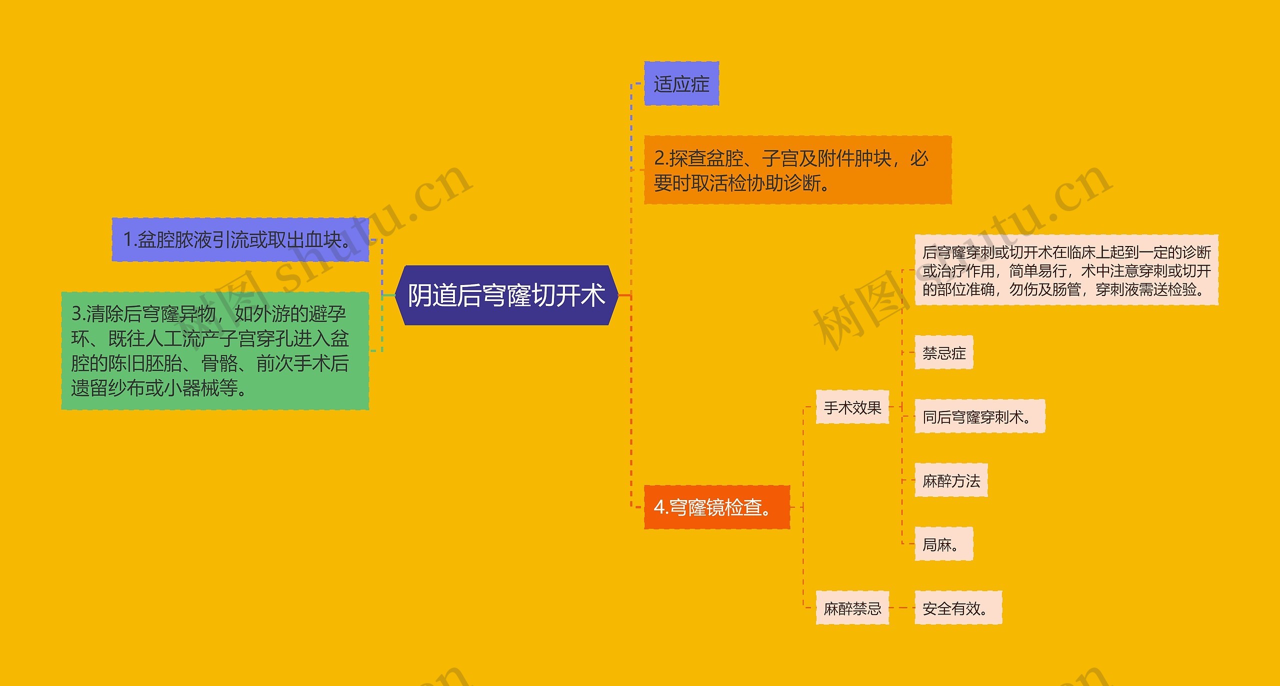 阴道后穹窿切开术