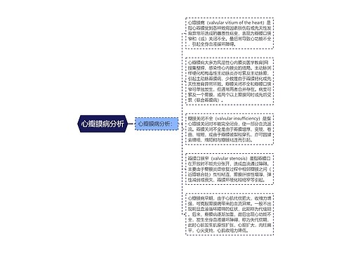 心瓣膜病分析