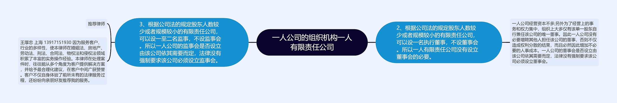 一人公司的组织机构一人有限责任公司