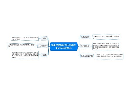 卵巢肿物剔除术手术步骤-妇产科手术辅导