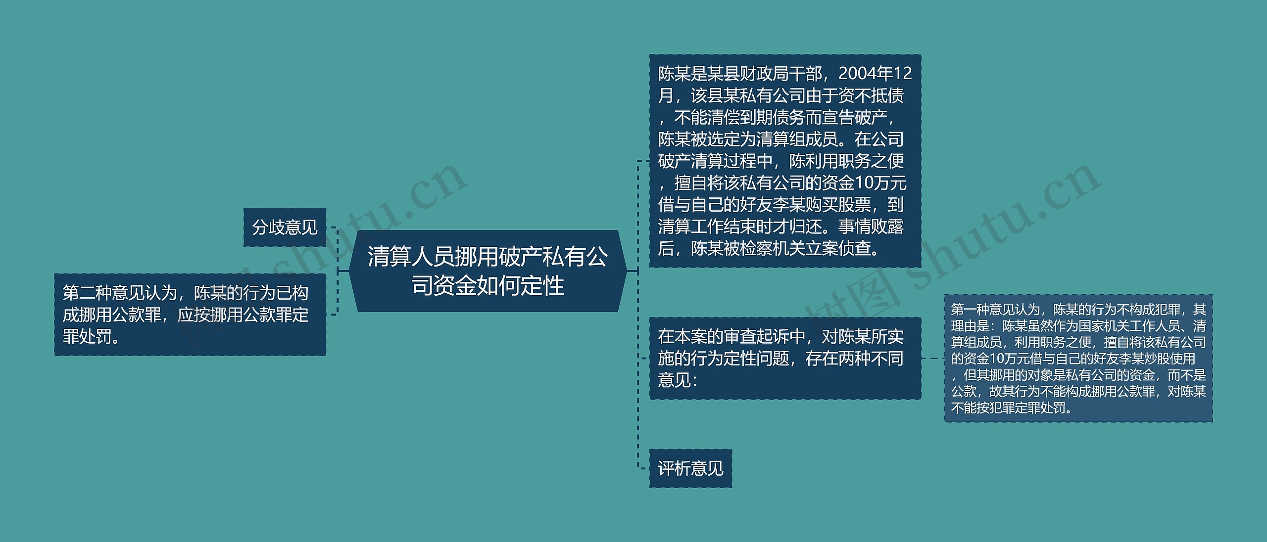 清算人员挪用破产私有公司资金如何定性