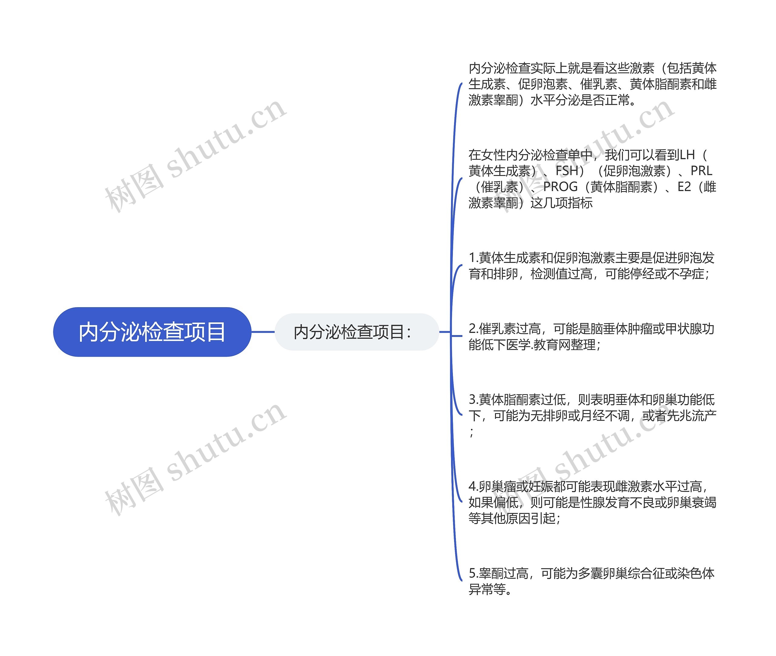 内分泌检查项目