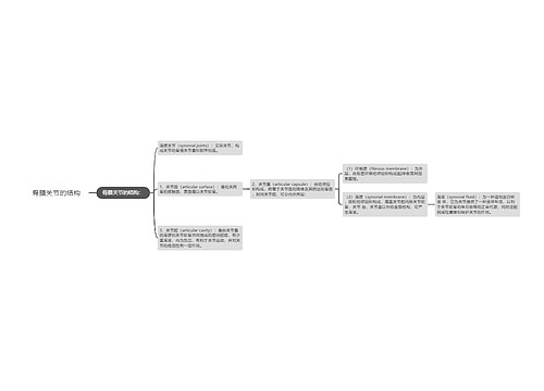 骨膜关节的结构