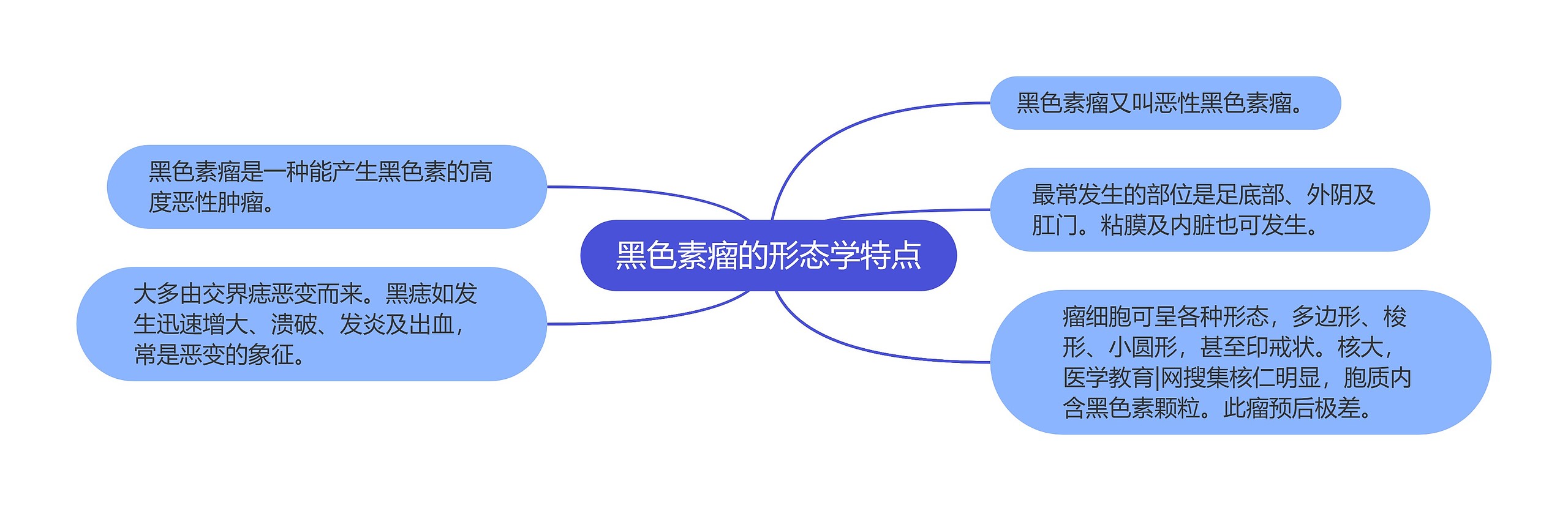 黑色素瘤的形态学特点