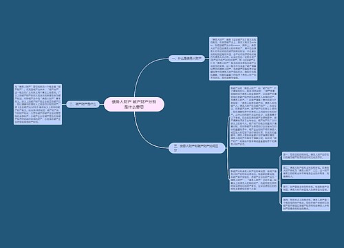 债务人财产 破产财产分别是什么意思