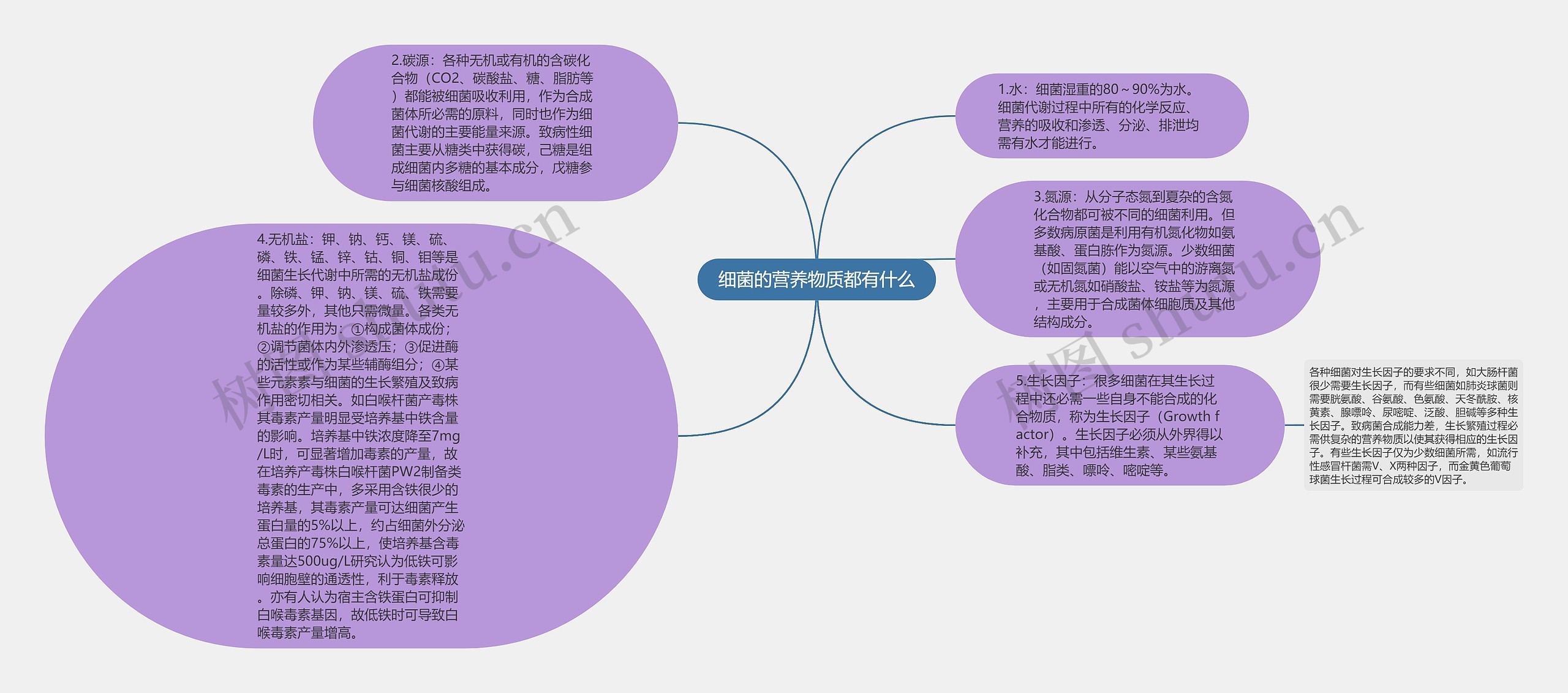 细菌的营养物质都有什么