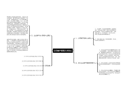 公司破产担保人会怎么