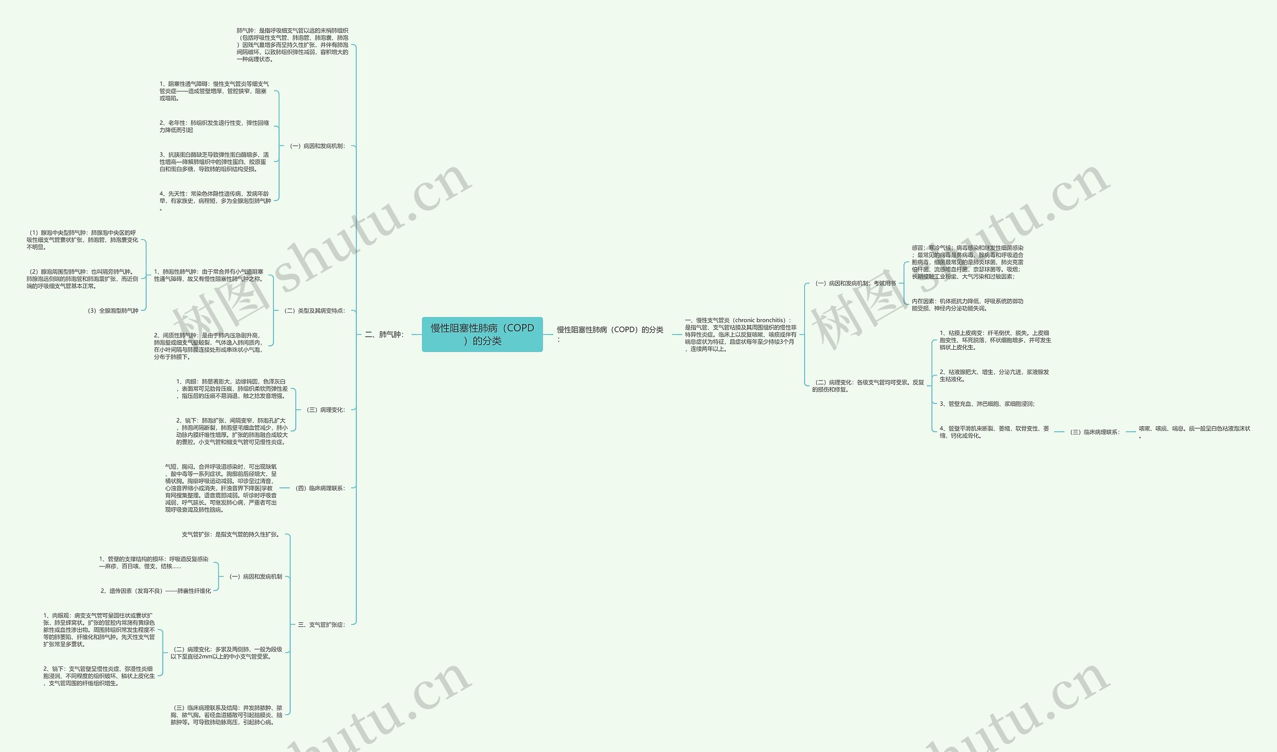慢性阻塞性肺病(COPD)的分类 慢性阻塞性肺病(COPD)的分类