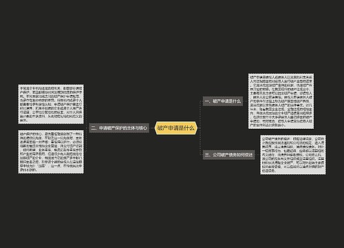 破产申请是什么